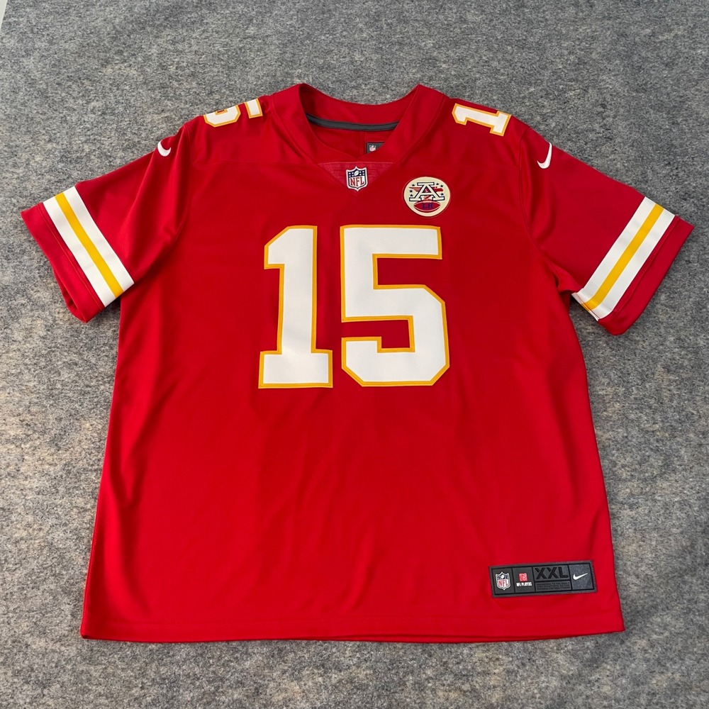 Nike NFL Vapor Limited Patrick Mahomes Kansas City Chiefs Jersey #15 XXL Red